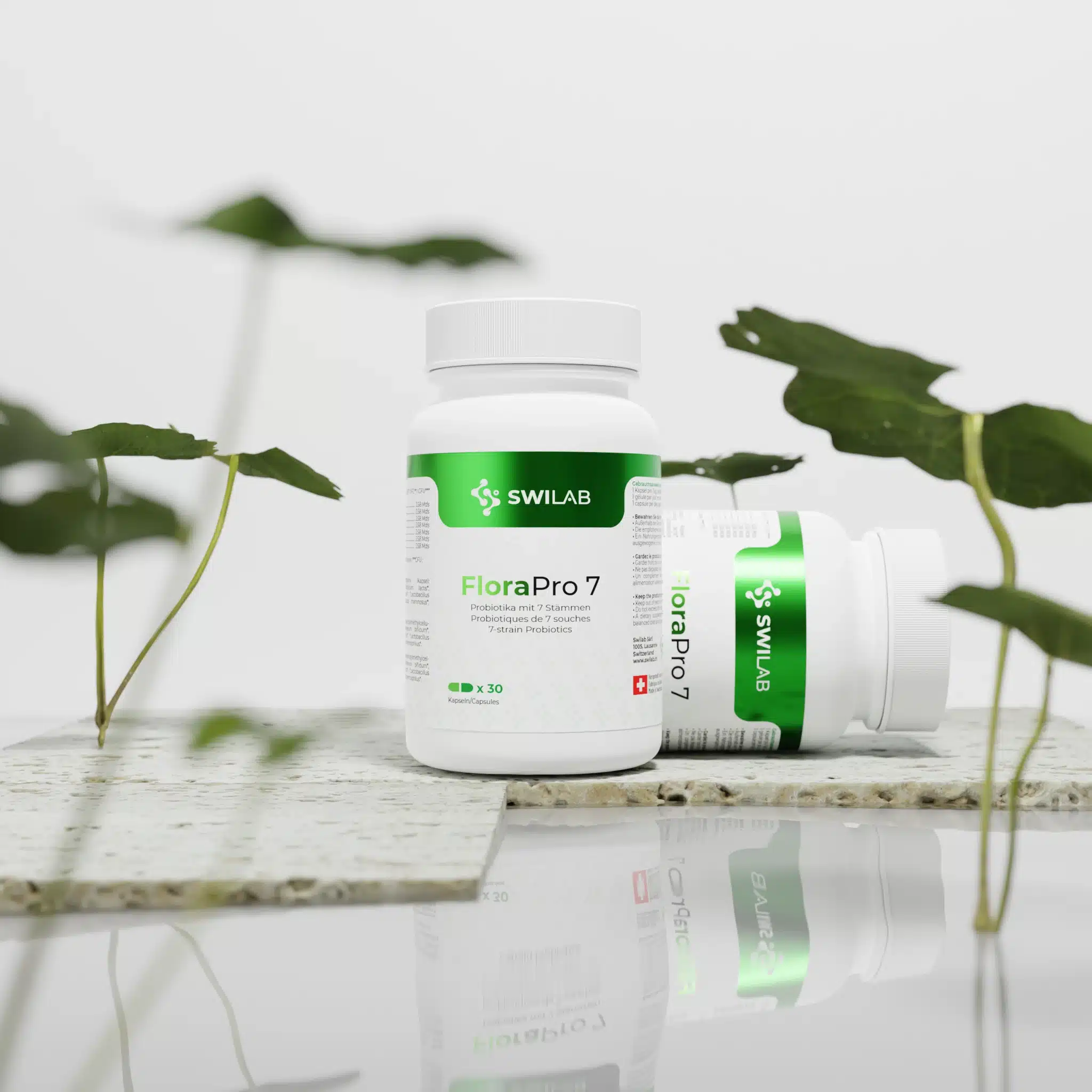 Florapro-7 de Swilab, complexe de 7 souches probiotiques pour microbiote et digestion