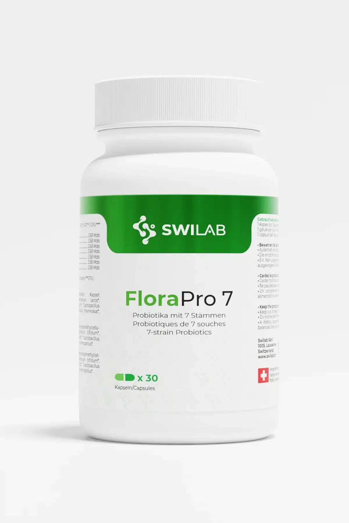 Florapro-7 — Probiotique suisse de Swilab