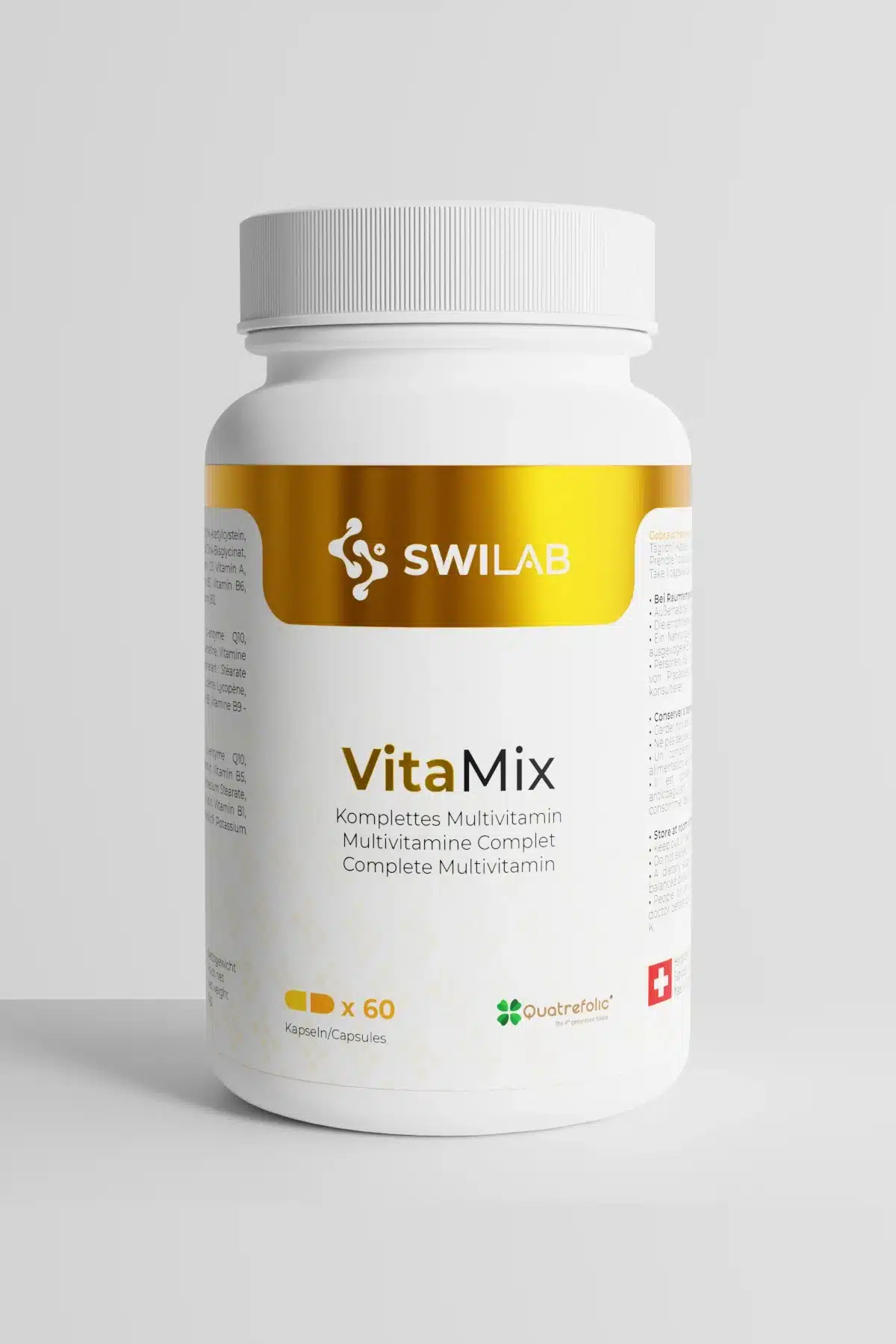 VitaMix — Multivitamine premium Swilab avec vitamine B12 méthylcobalamine