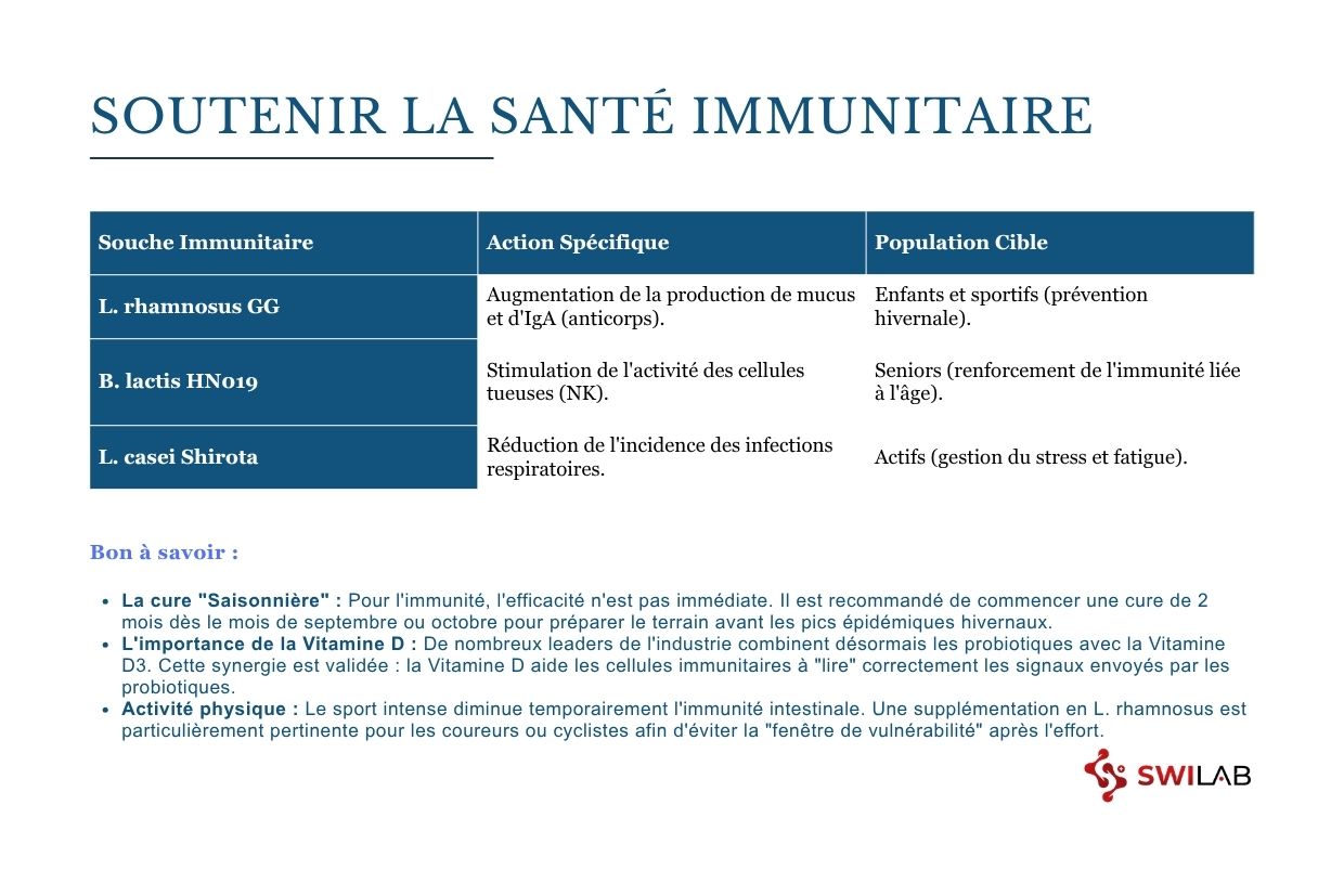 Existe t il un probiotique spécifique pour soutenir la santé immunitaire H2