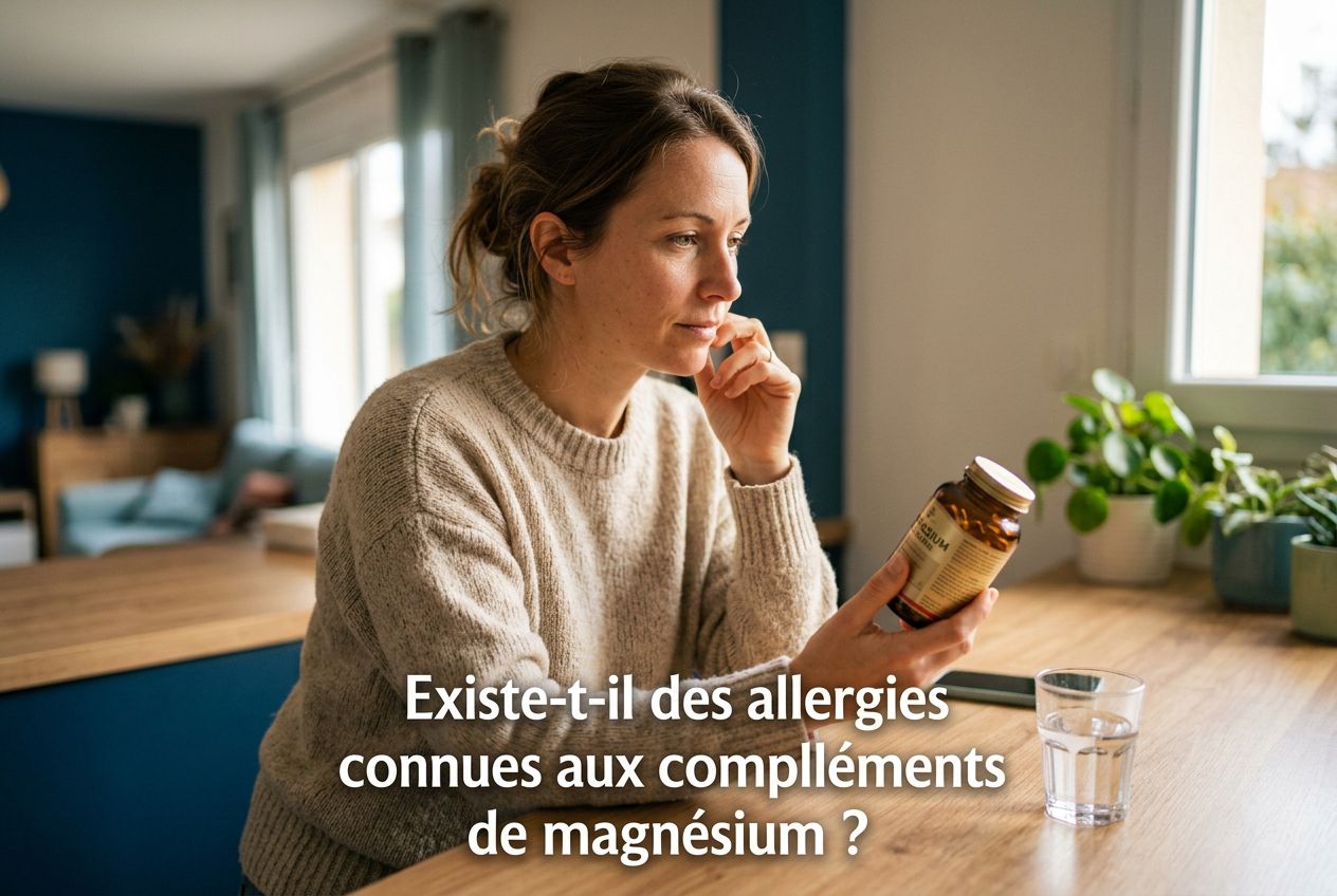 Existe-t-il des allergies connues aux compléments de magnésium ?