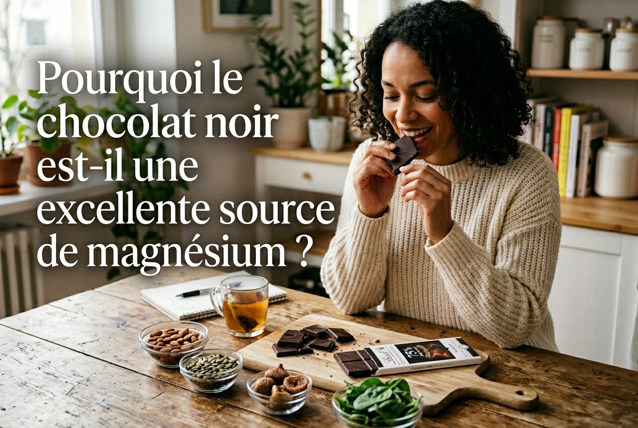 Pourquoi le chocolat noir est-il une excellente source de magnésium ?