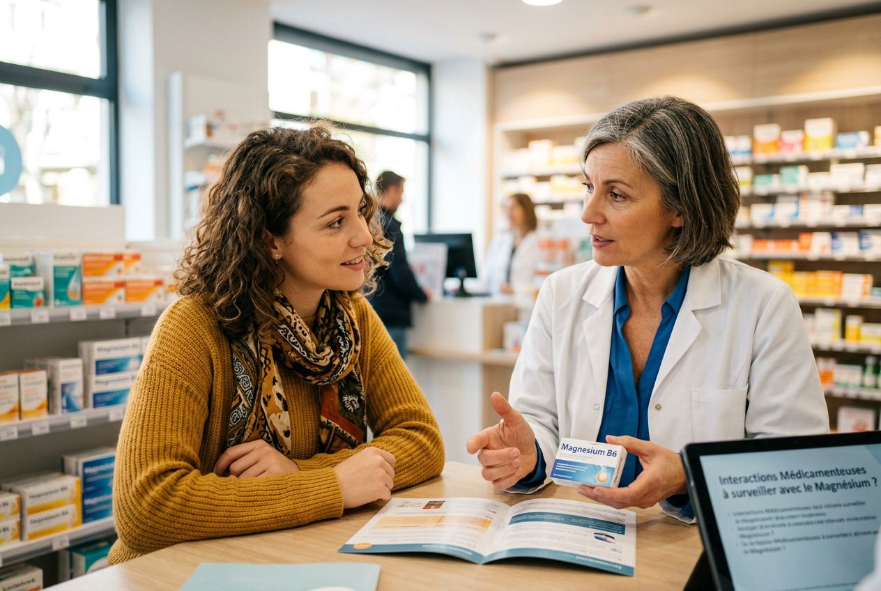 Quelles sont les interactions médicamenteuses à surveiller avec le magnésium ?