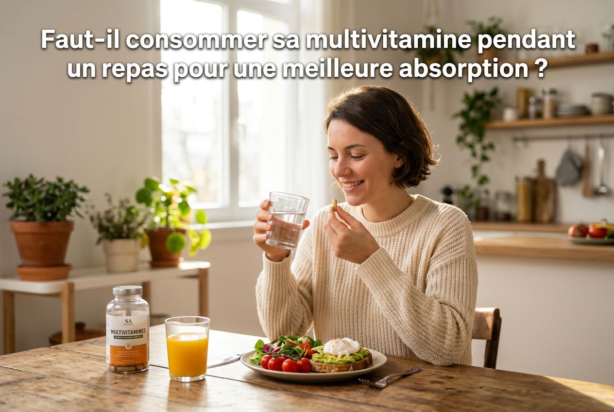 Faut-il consommer sa multivitamine pendant un repas pour une meilleure absorption ?