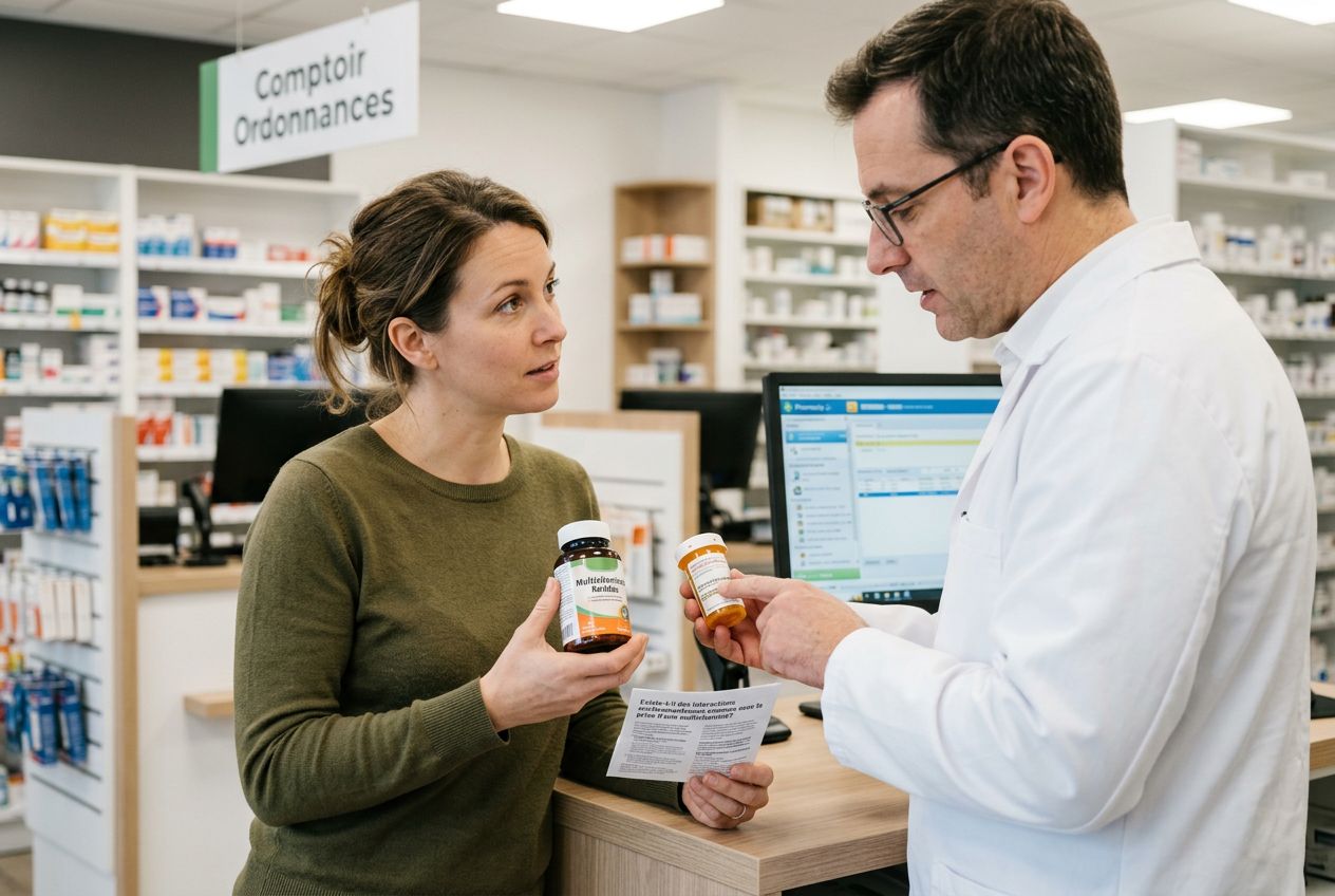 Existe-t-il des interactions médicamenteuses connues avec la prise d'une multivitamine ?