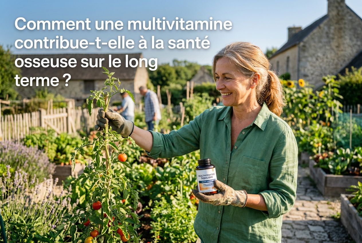 Comment une multivitamine contribue-t-elle à la santé osseuse sur le long terme ?