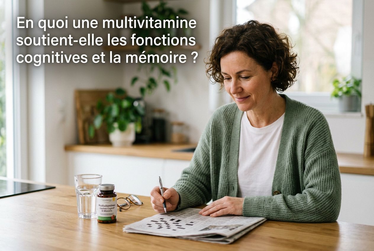 En quoi une multivitamine soutient-elle les fonctions cognitives et la mémoire ?