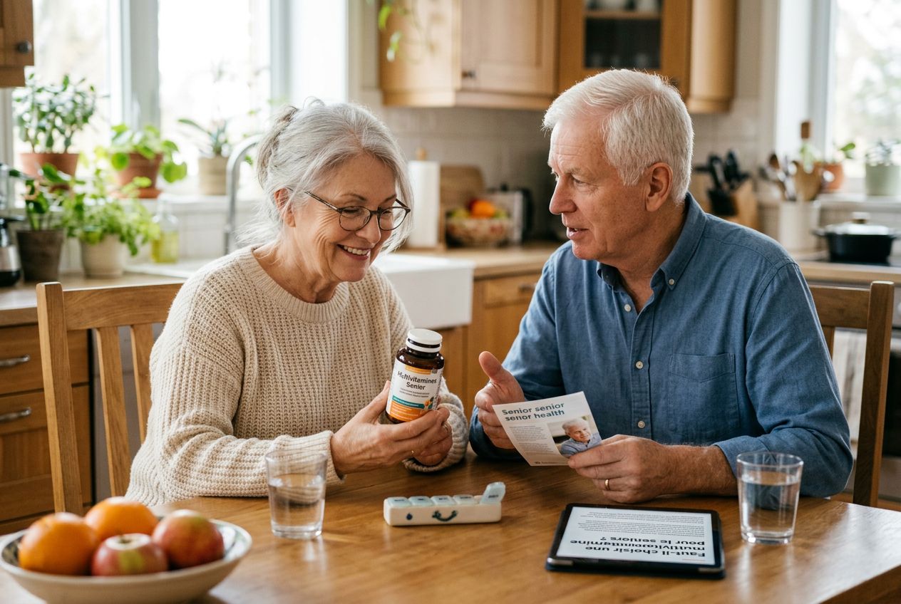 Faut-il choisir une multivitamine spécifique pour les seniors ?