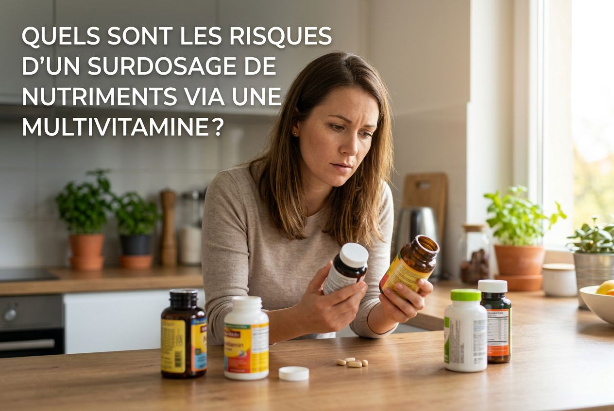 Quels sont les risques d'un surdosage de nutriments via une multivitamine ?