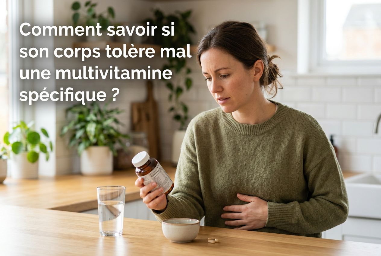 Comment savoir si son corps tolère mal une multivitamine spécifique ?