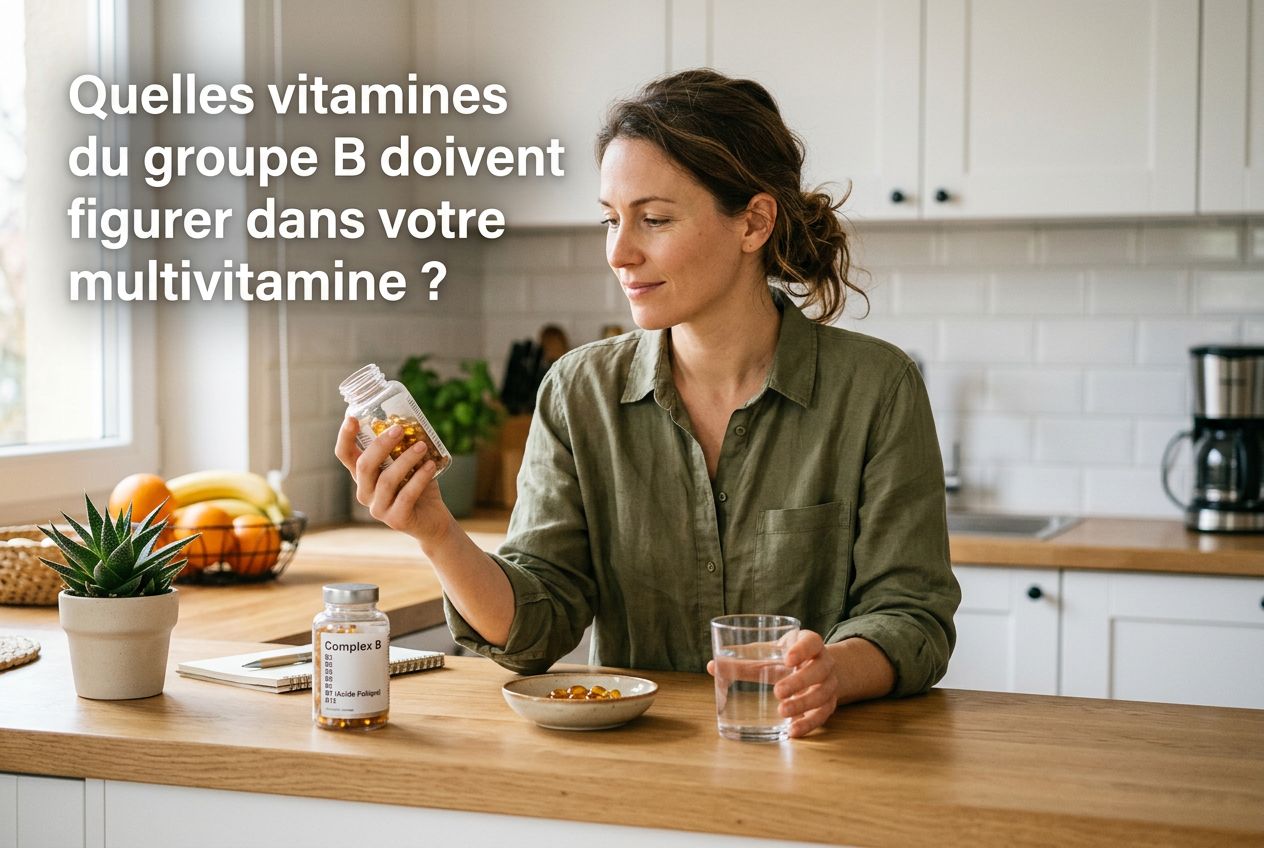 Quelles vitamines du groupe B doivent figurer dans votre multivitamine ?