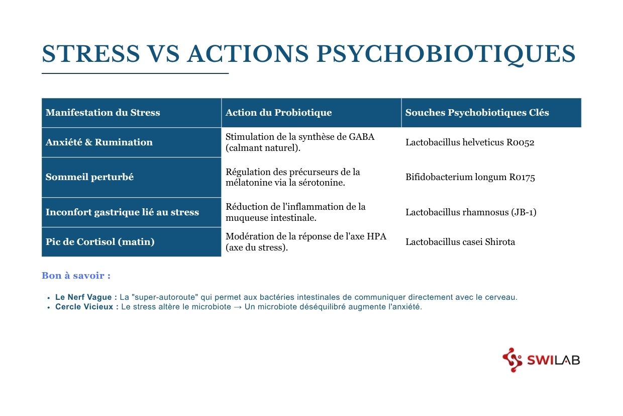 Peut on privilégier une cure de probiotique lors de périodes de stress intense H2