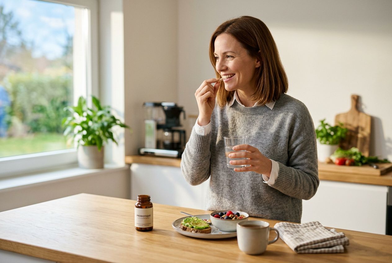 Peut-on prendre un probiotique le matin ?