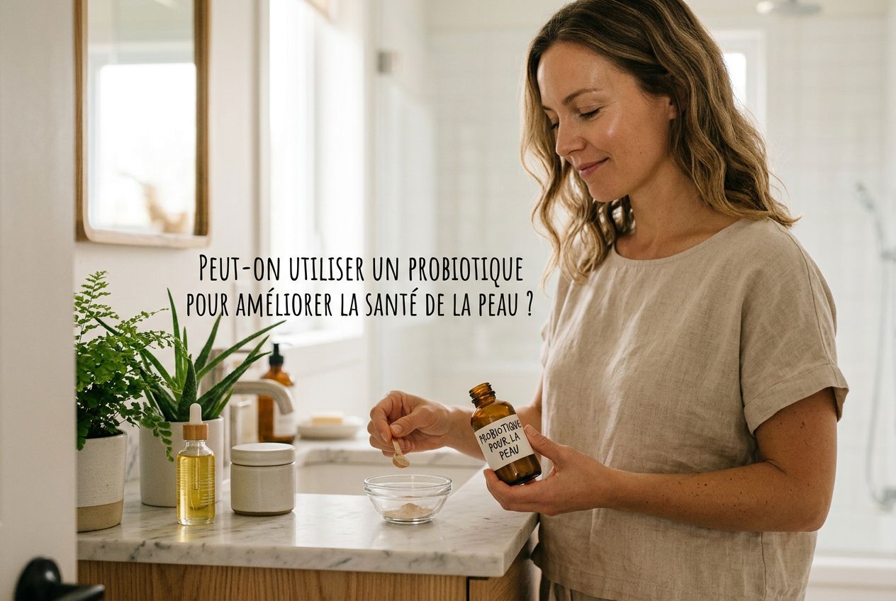 Peut-on utiliser un probiotique pour améliorer la santé de la peau ?