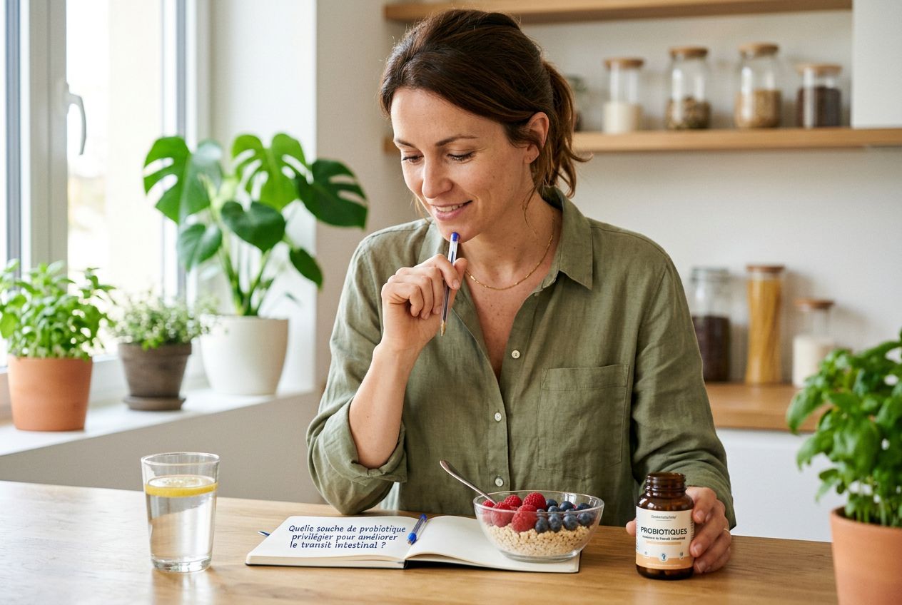 Quelle souche de probiotique privilégier pour améliorer le transit intestinal ?