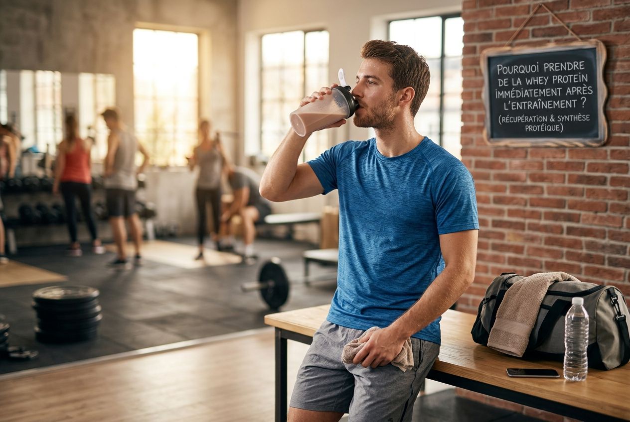Pourquoi prendre de la Whey Protein immédiatement après l'entraînement ?