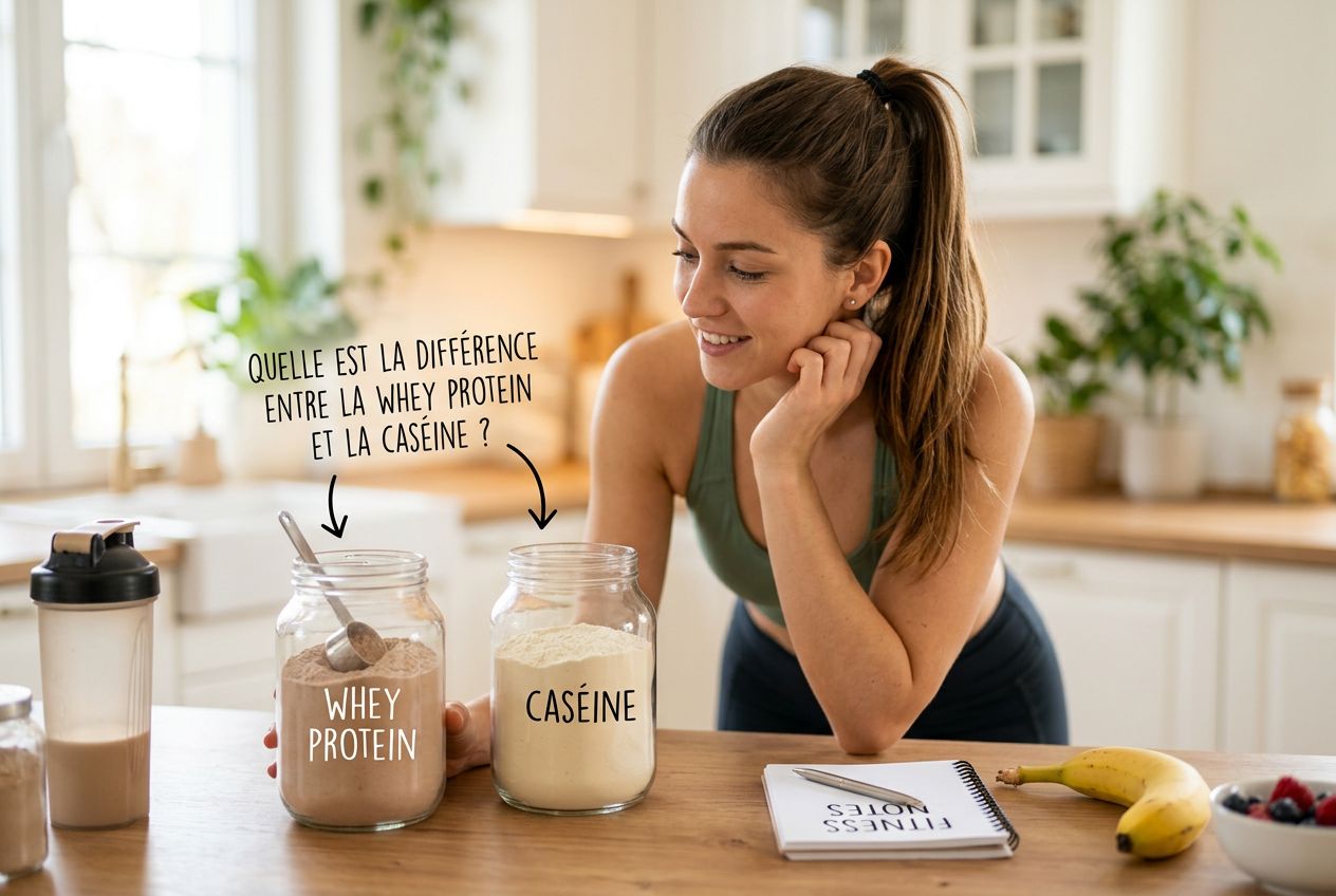 Quelle est la différence entre la whey Protein et la caséine ?