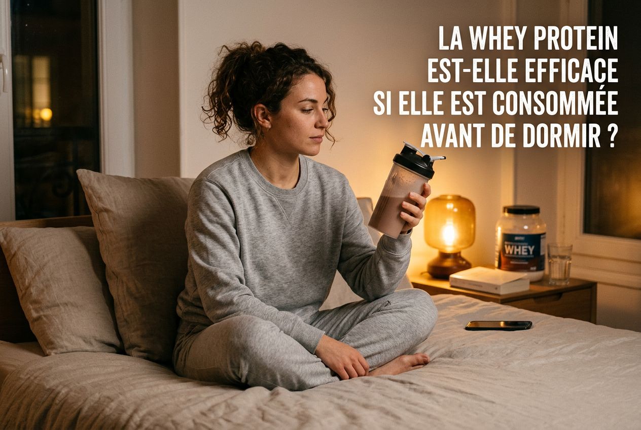 ​La Whey Protein est-elle efficace si elle est consommée avant de dormir ?