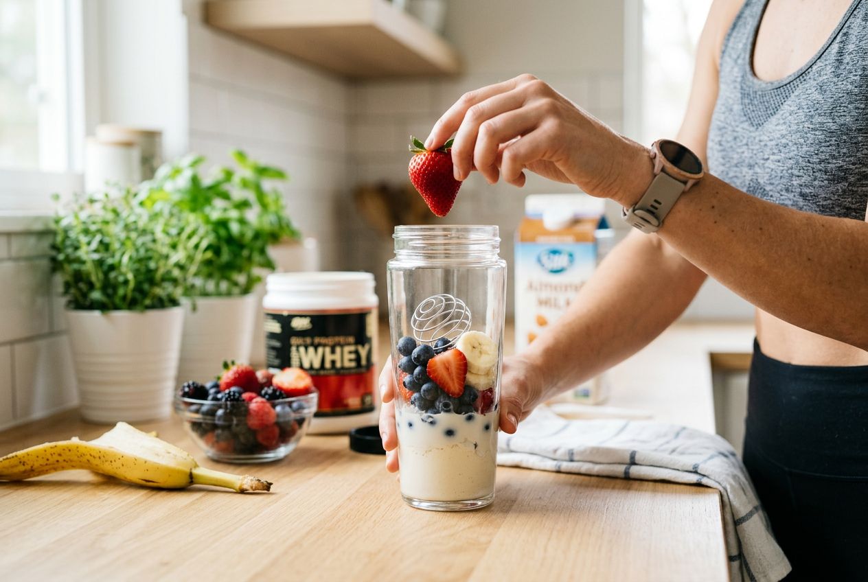 Peut-on ajouter des fruits dans un shaker de Whey Protein ?