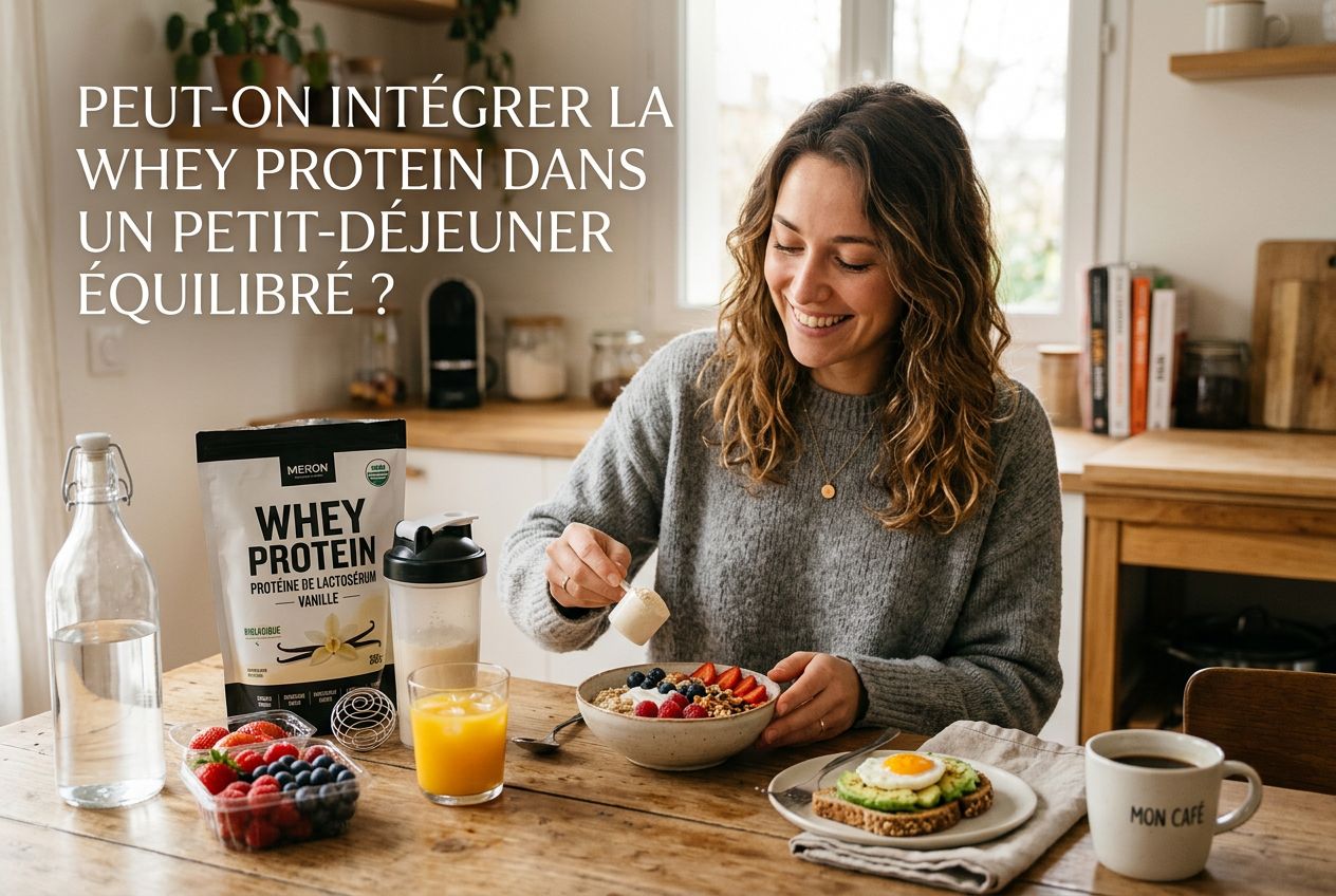 Peut-on intégrer la Whey Protein dans un petit-déjeuner équilibré ?