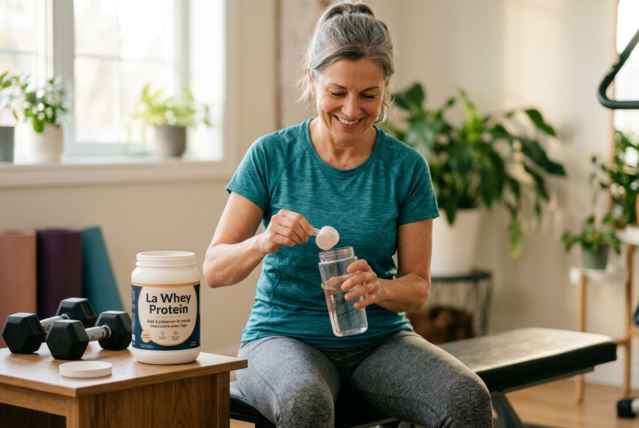 La Whey Protein aide-t-elle à préserver la masse musculaire avec l'âge ?