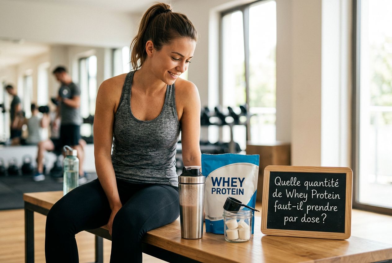 Quelle quantité de Whey Protein faut-il prendre par dose ?