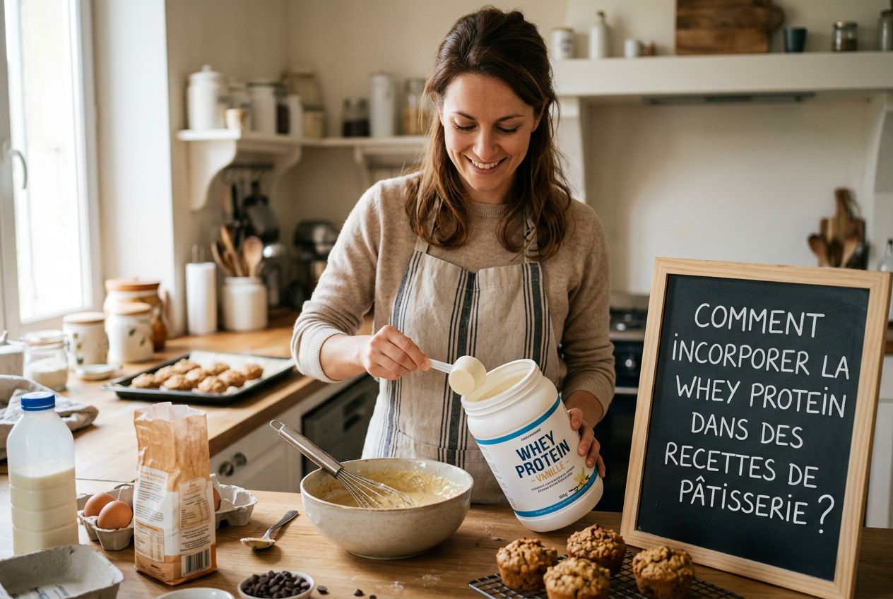Comment incorporer la Whey Protein dans des recettes de pâtisserie ?