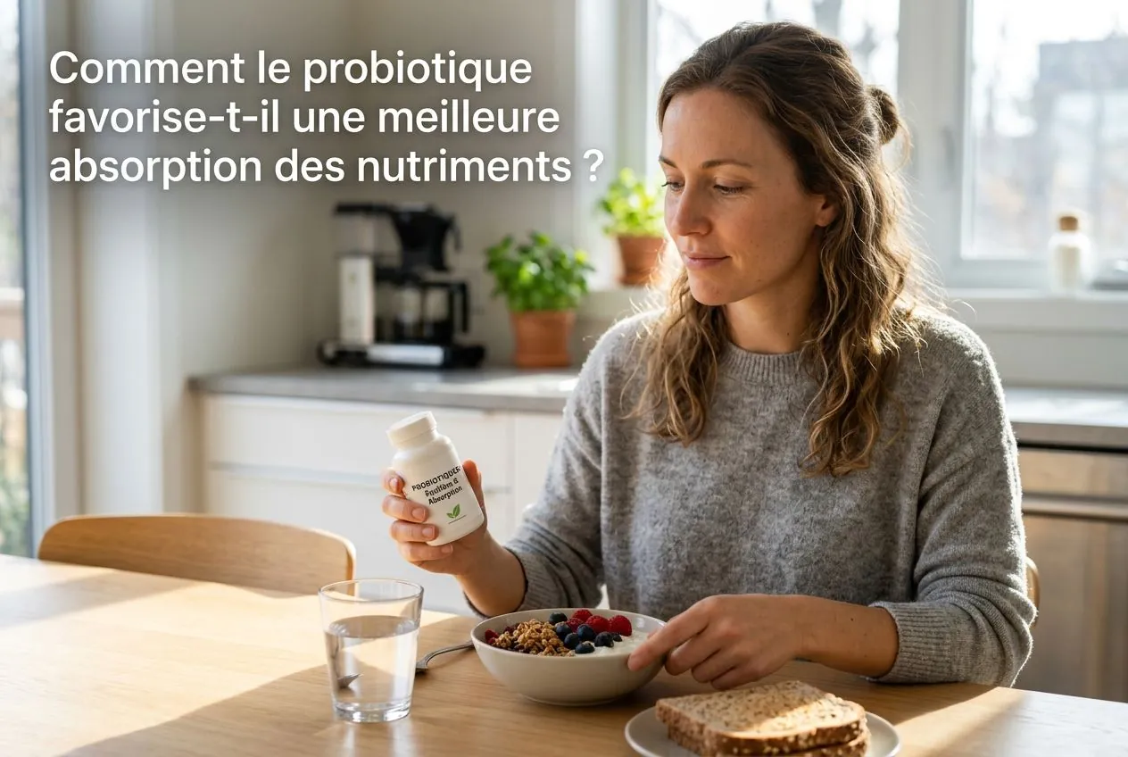 Comment le probiotique favorise-t-il une meilleure absorption des nutriments ?