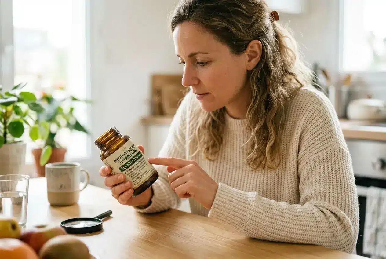 How to identify a quality probiotic on a supplement label?